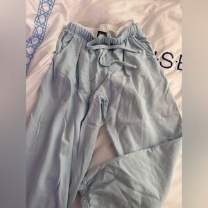 Daily Drills Sky Blue Layered Joggers Size xs/s never worn